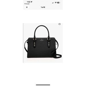 Kate Spade Mulberry Street Lise WKRU4002-001 Leather‎ 3 Pockets - Black